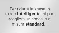 Per ridurre la spesa in modo intelligente si può scegliere un cancello di misura standard