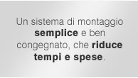 Un sistema di montaggio semplice e ben congegnato, che riduce tempi e spese nell'istallazione di un cancello in alluminio